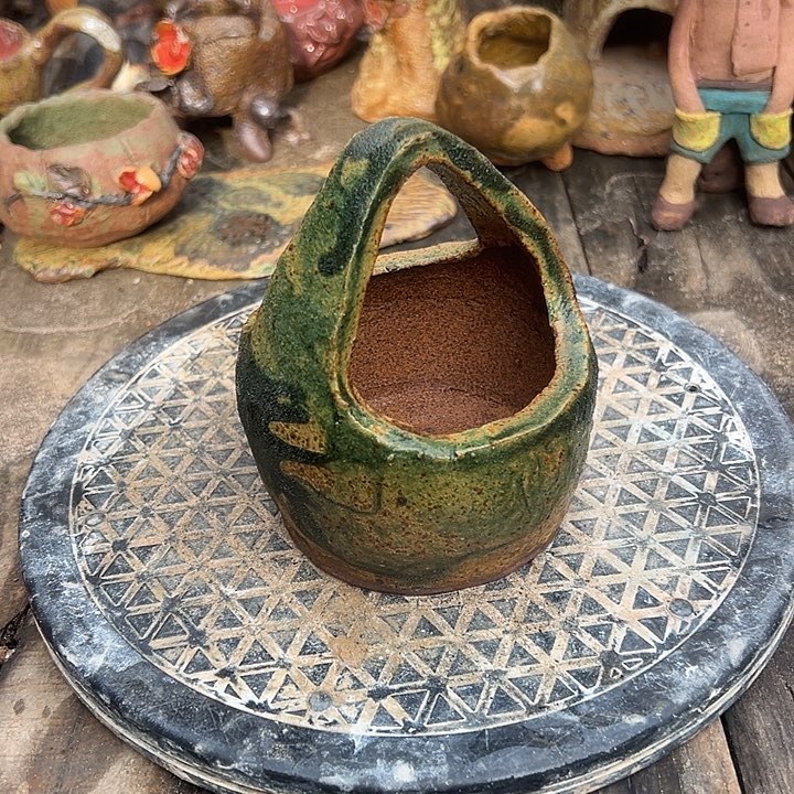 056福利新店高温粗陶花盆