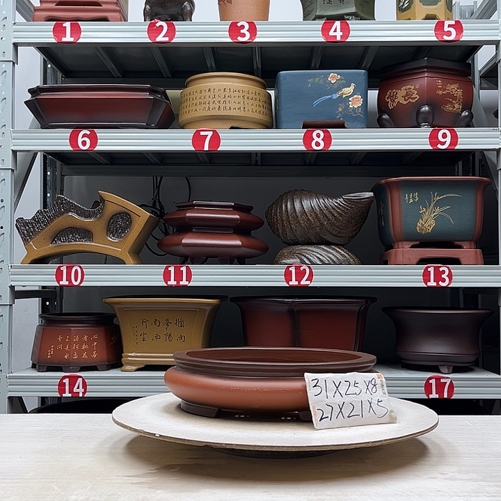 紫砂花盆紫砂花盆