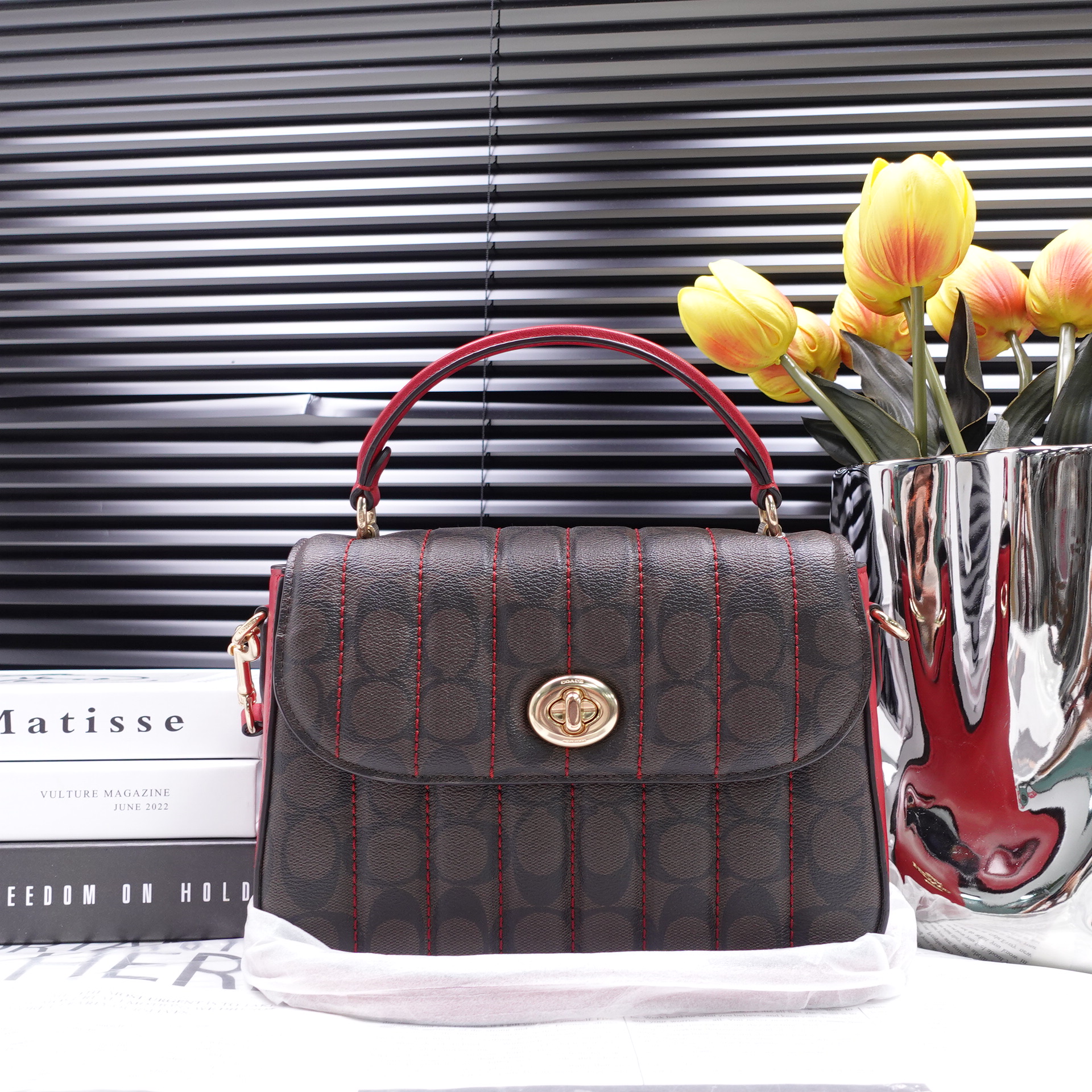 95新 COACH/蔻驰 单肩包/T10307253