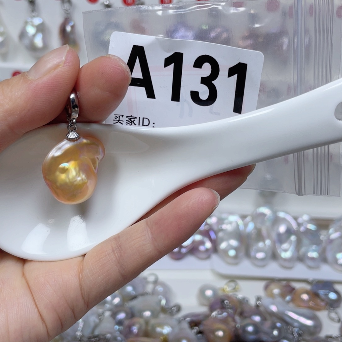 淡水珍珠巴洛克银S925镶嵌