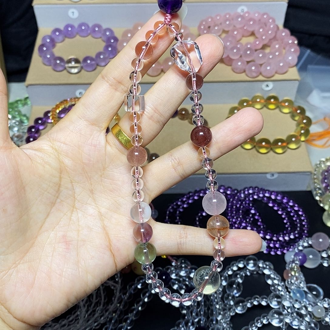 未镶嵌手链水晶多宝手机挂件