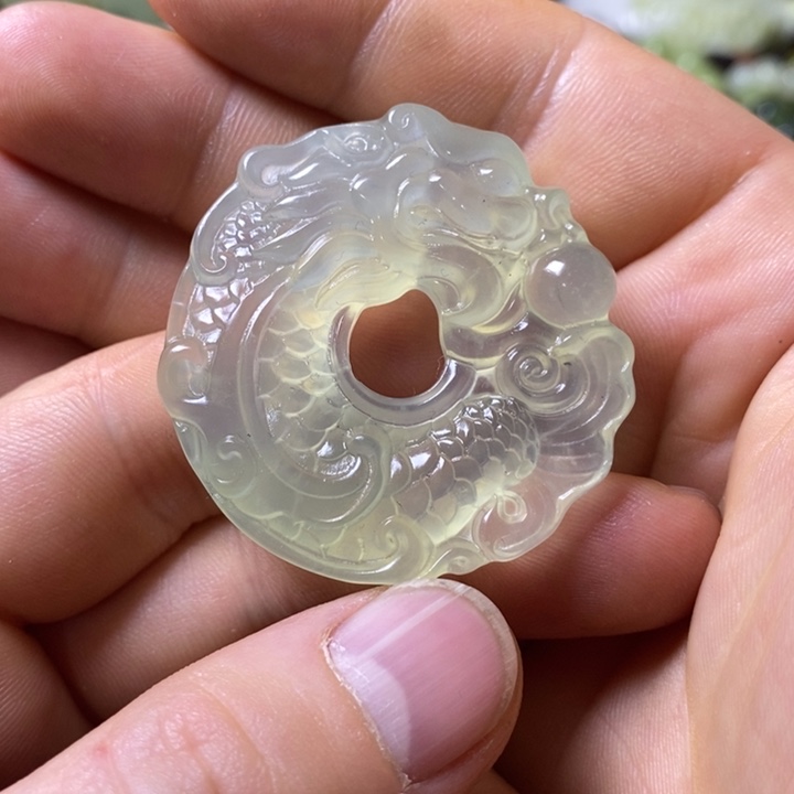 岫玉岫玉挂件未镶嵌