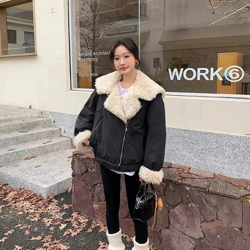 毛领外套非常好看