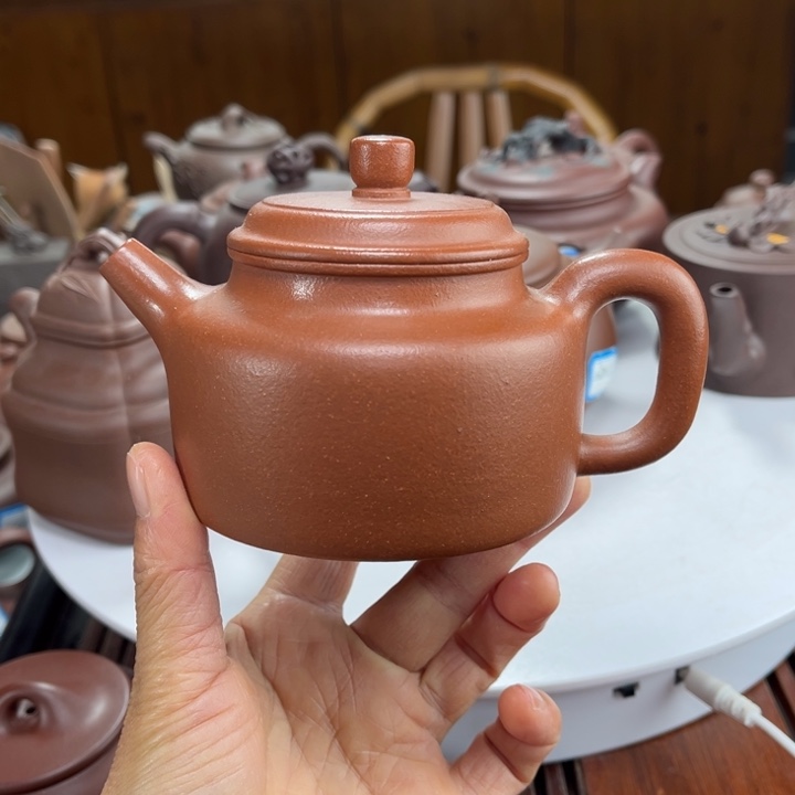 茶壶紫砂紫砂花茶