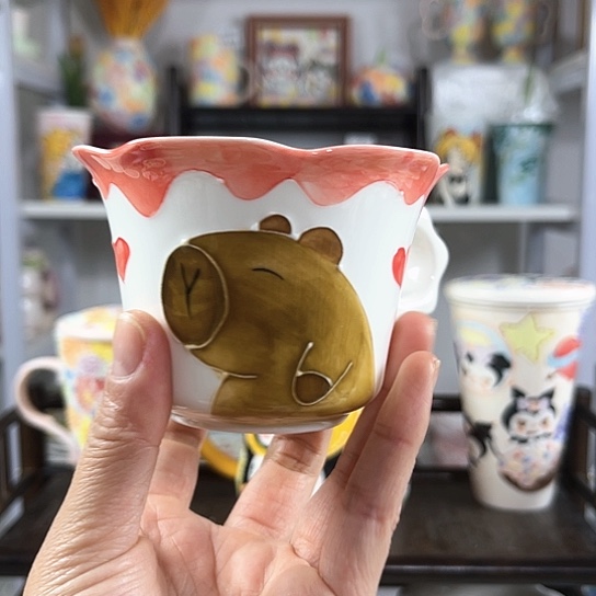 手绘高温釉下彩陶瓷