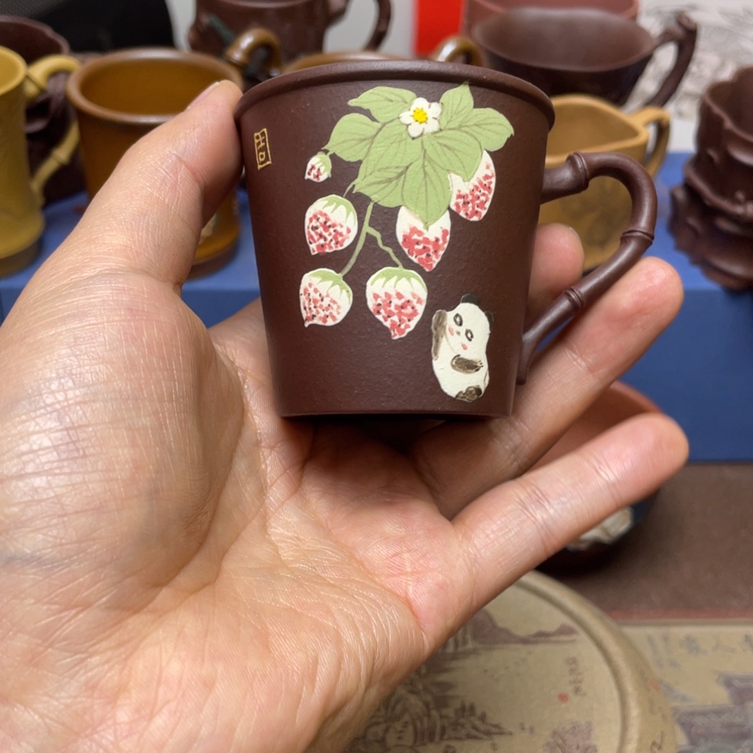 紫砂茶杯紫砂主人杯100cc