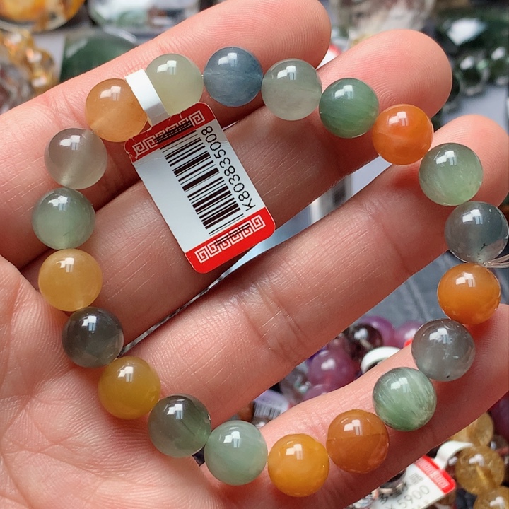 水晶手串未镶嵌天然