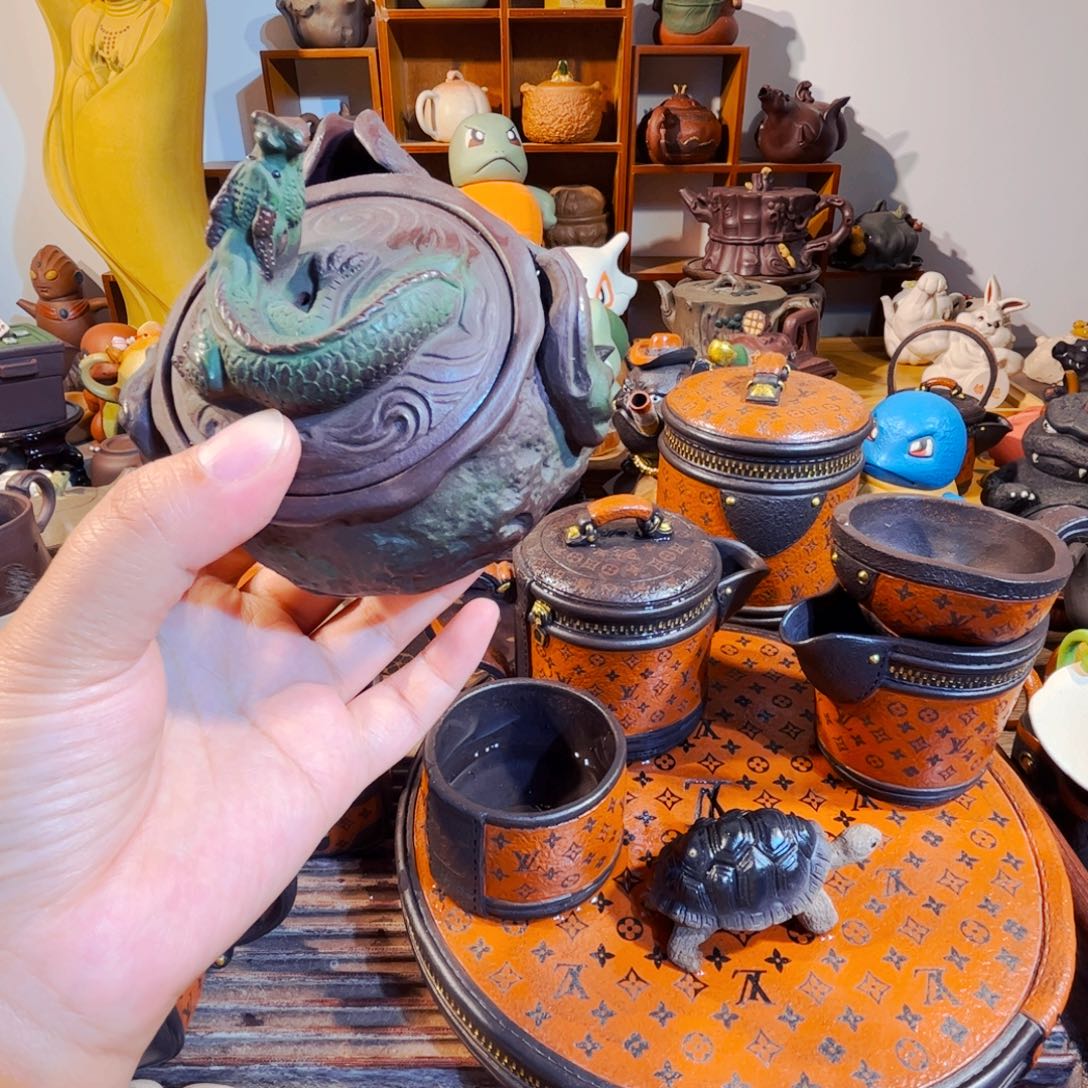 茶壶紫砂纯手工制作过程就是