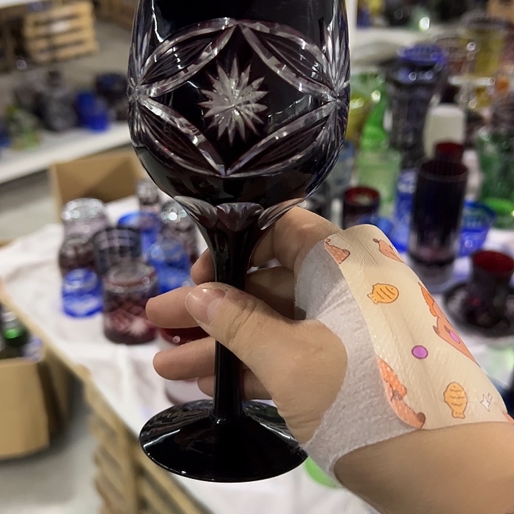 水晶玻璃手柄款微瑕一个