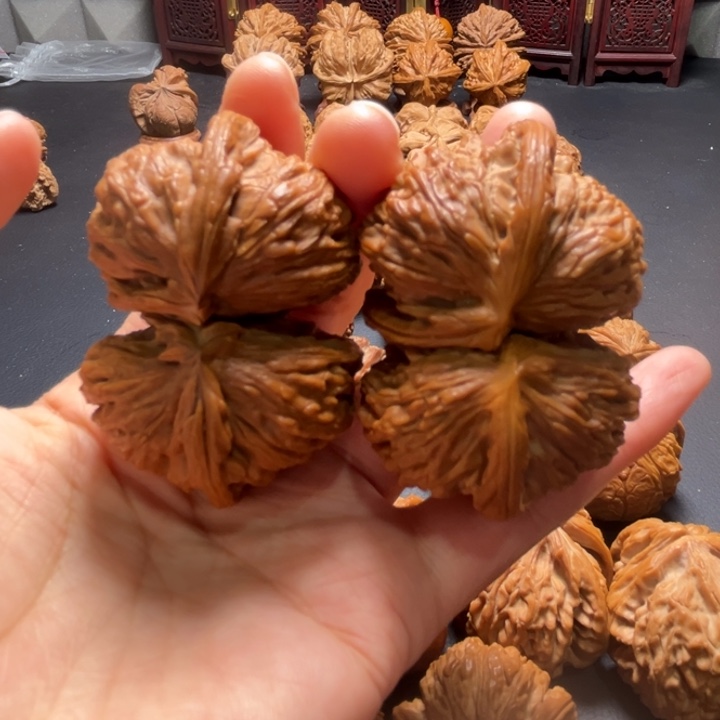 吊坠文玩核桃白狮子桥连55尺寸核桃哈哈哈哈哈