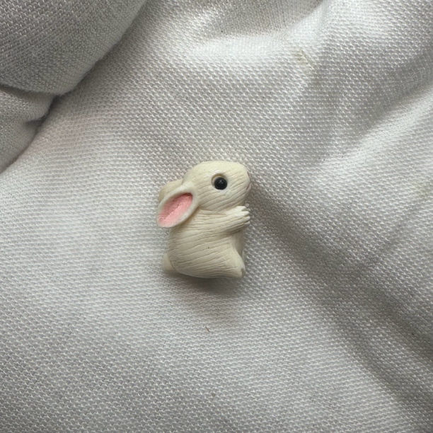 lz062天然猛犸牙 生肖兔