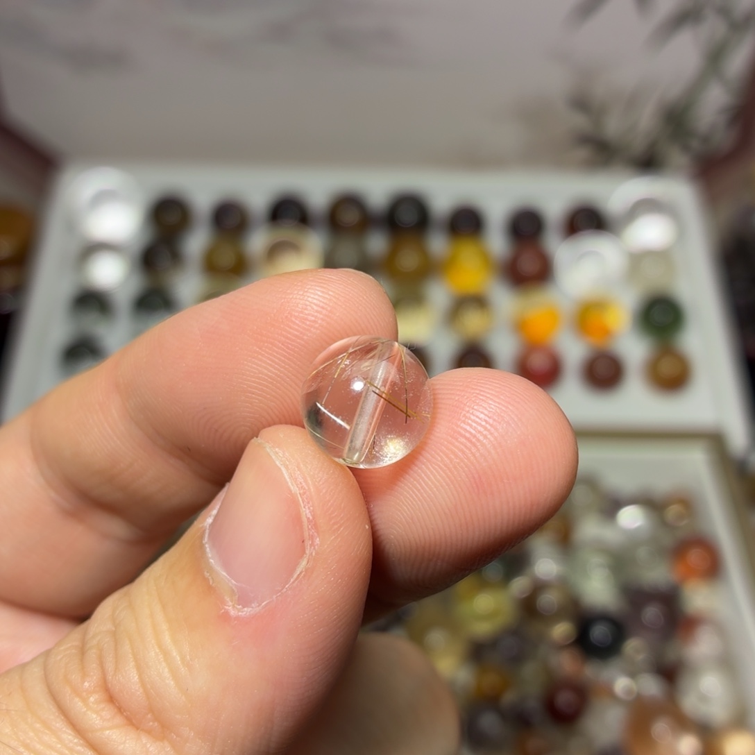 未镶嵌手链水晶10mm发晶