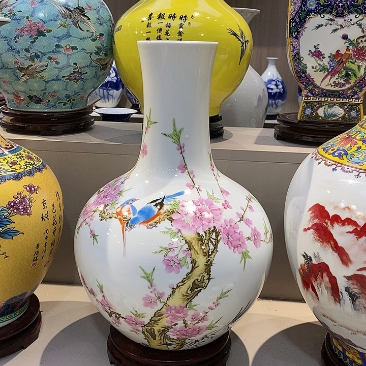 摆件陶景德镇陶瓷35厘米