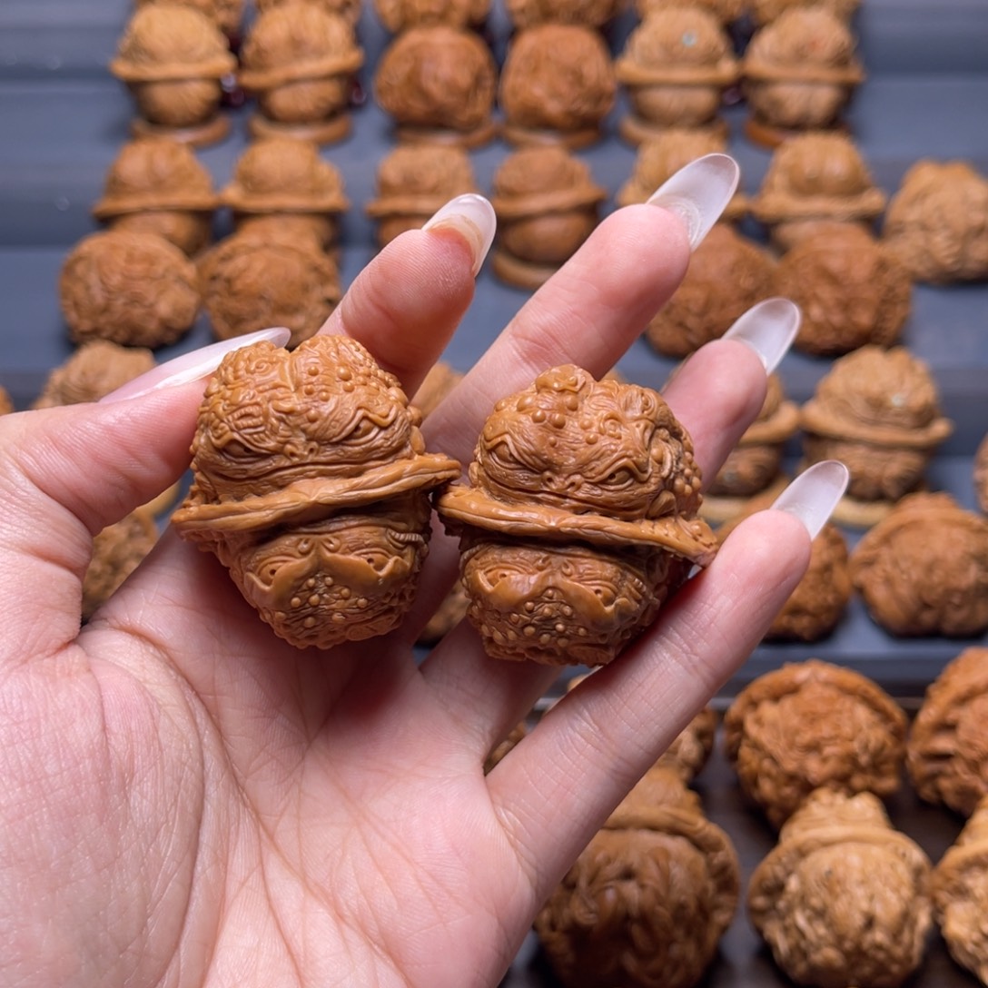 小***蒋手串/手链核桃四面龙凤金蝉福利