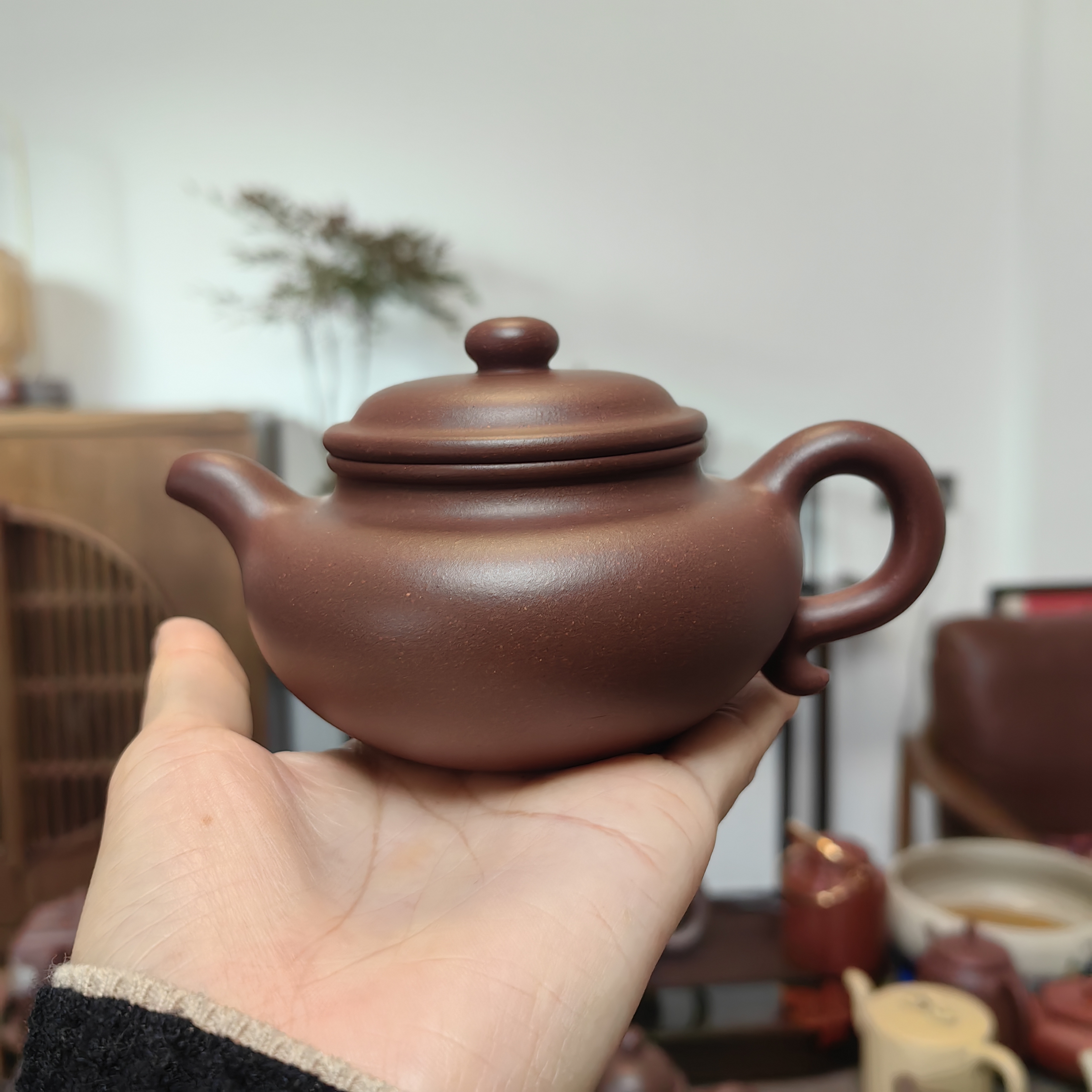 宜兴紫砂仿古底槽清