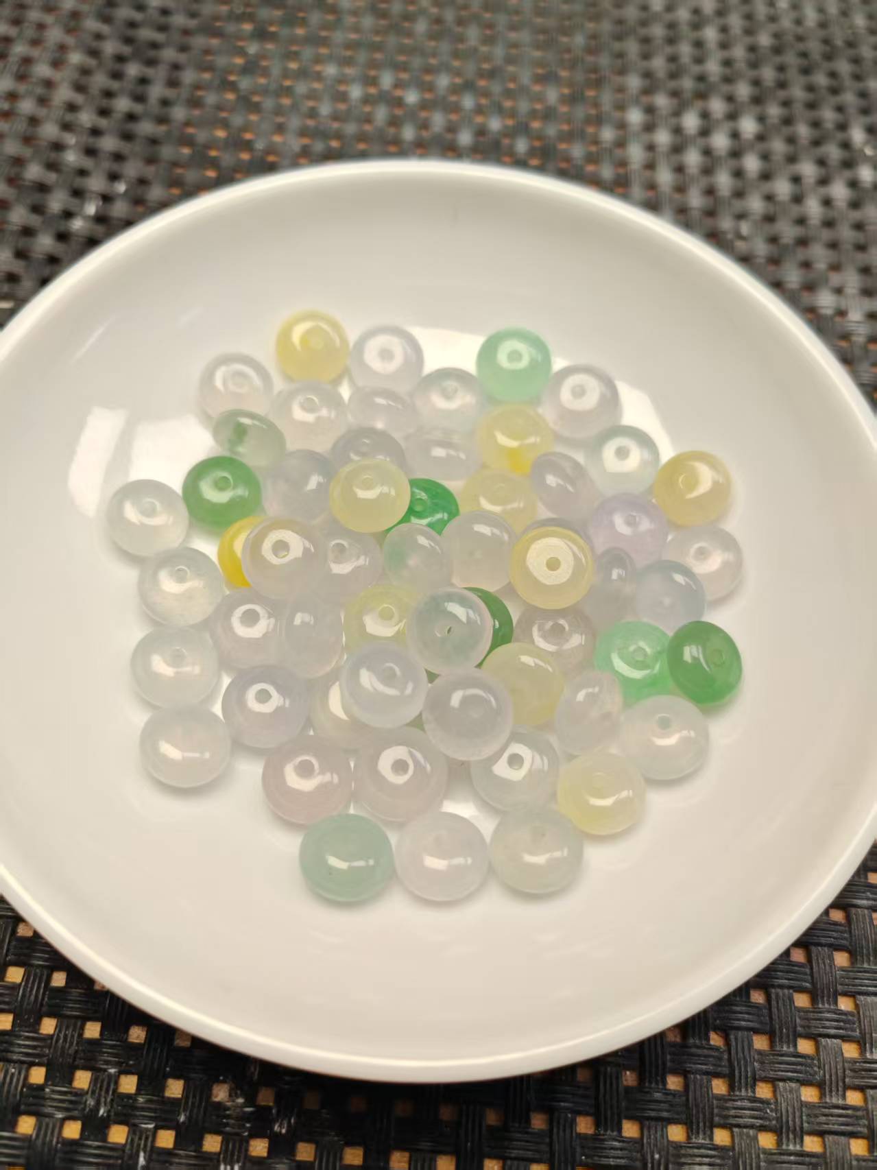 宇航翡翠珠子坊 缅甸A货翡翠鼓珠