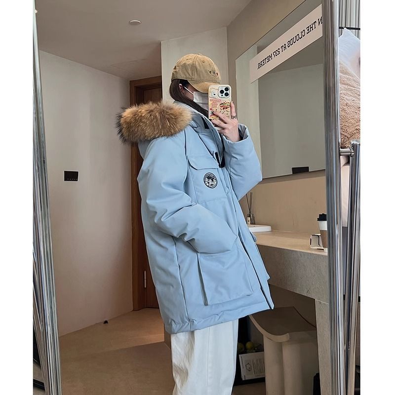 中长款派克2025年新款宽松派克服外套男女韩版