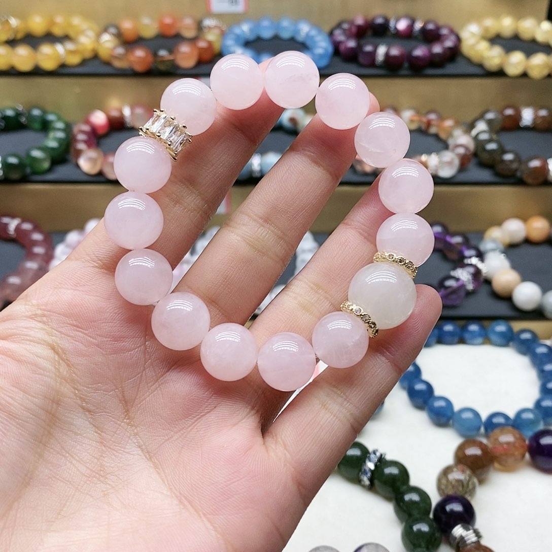 水晶手链未镶嵌粉