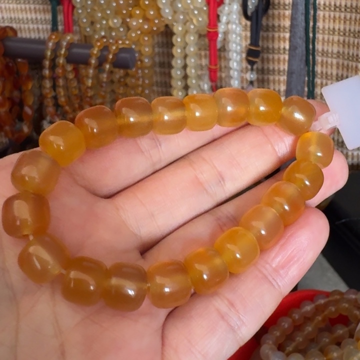 浮***意玛瑙/玉髓合金颈饰005