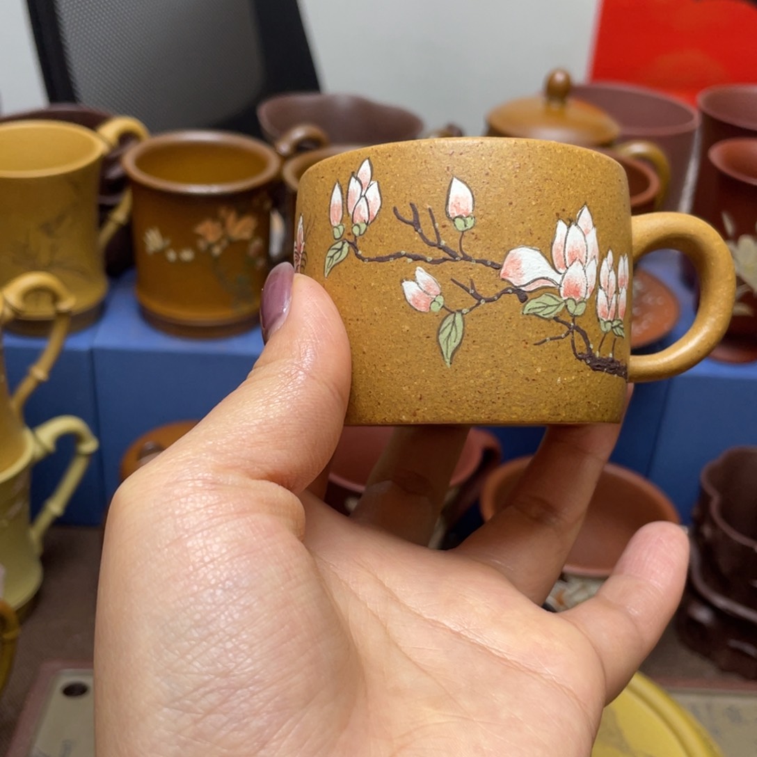 紫砂茶杯紫砂主人杯