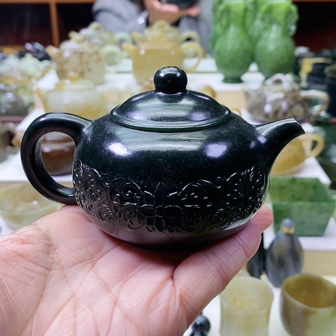 和田玉茶壶未镶嵌