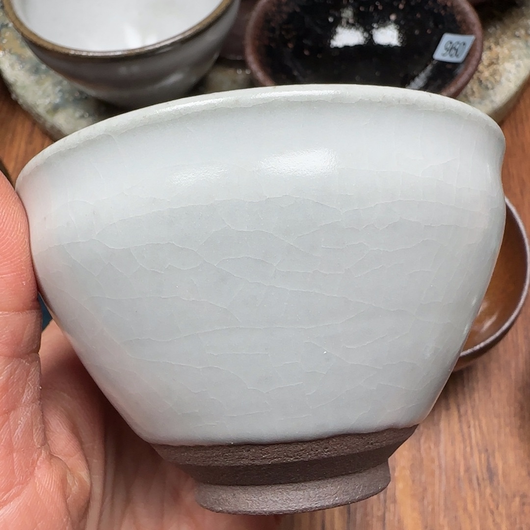 青***瓷柴烧建盏茶盏茶杯202