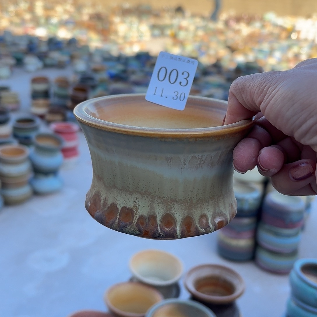 瓷片景德镇陶瓷手工制作口10高8