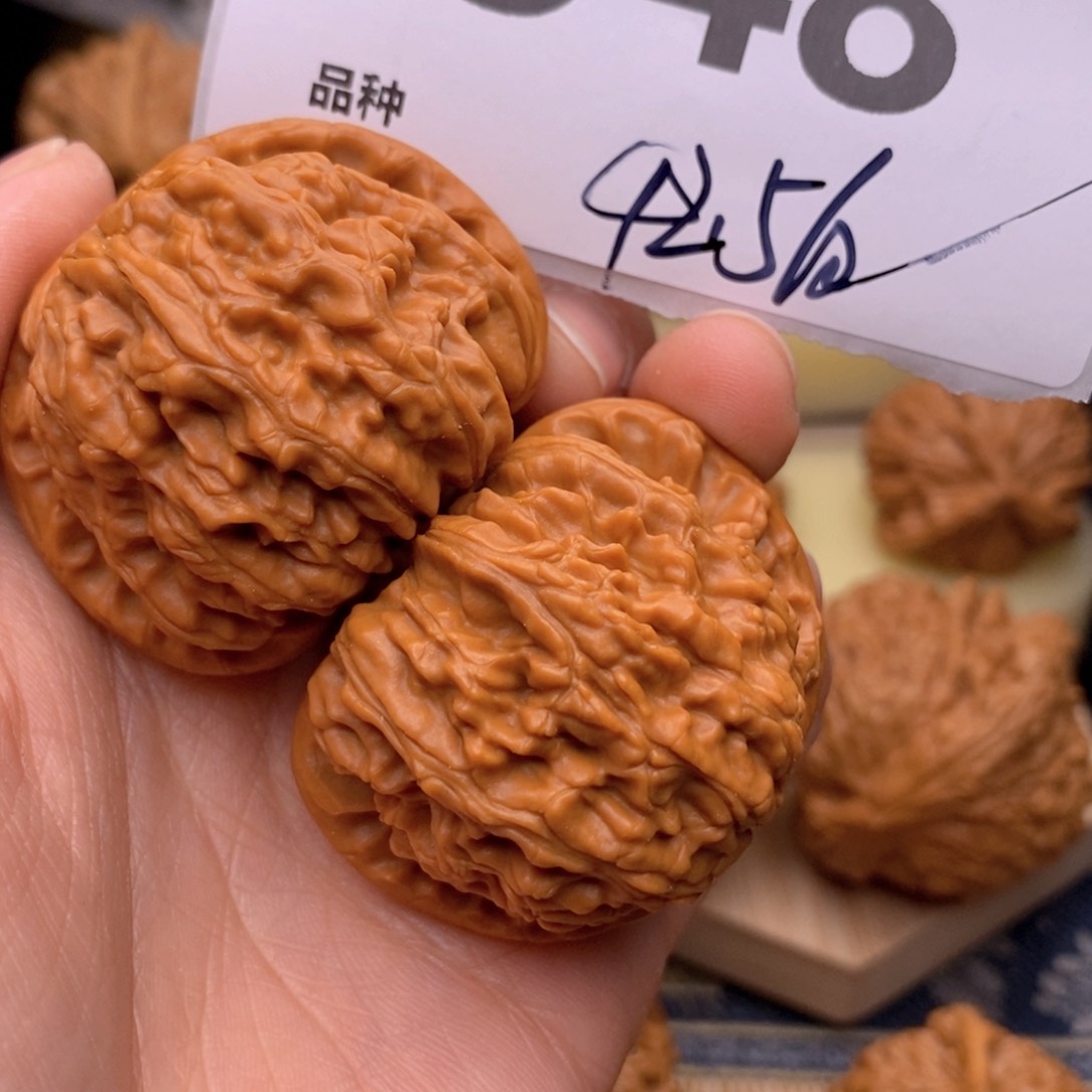 文玩核桃把件548号42.5白