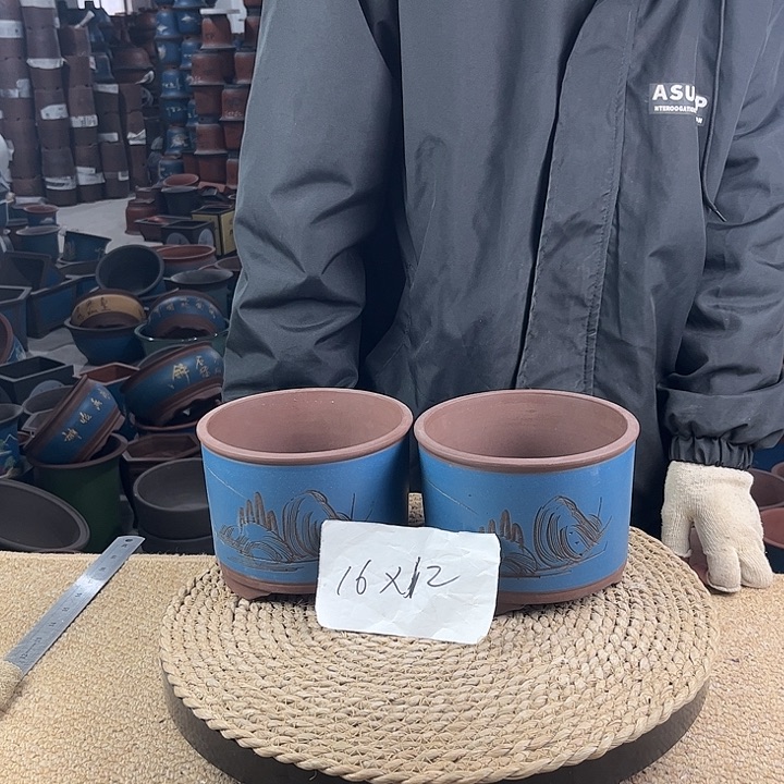 紫砂花盆紫砂花盆