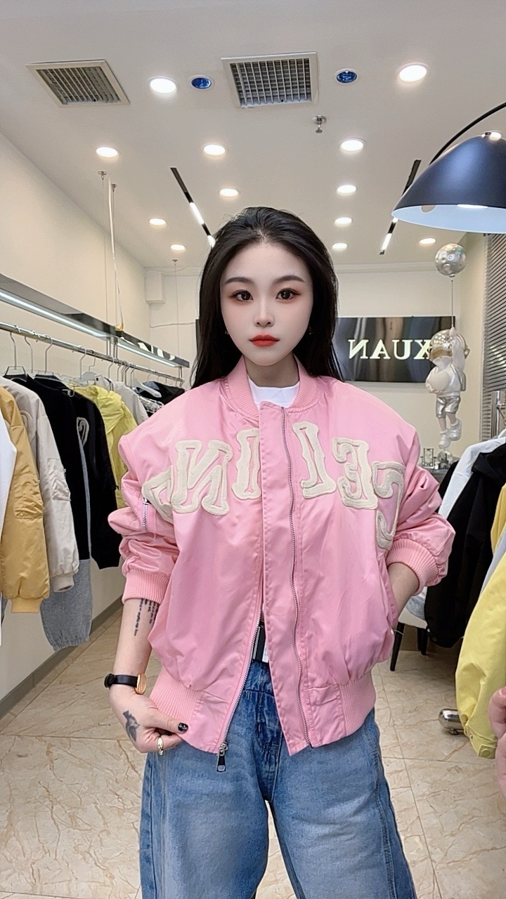 【炫壹桐优选】25年二棉外套早春休闲春秋刺绣棒球服宽松百搭916