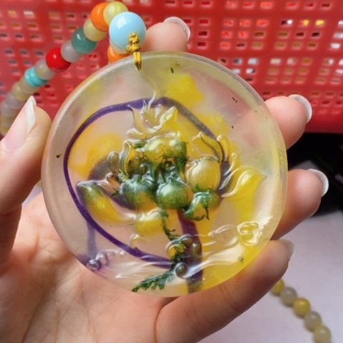 蜜蜡吊坠(赠链)未镶嵌92