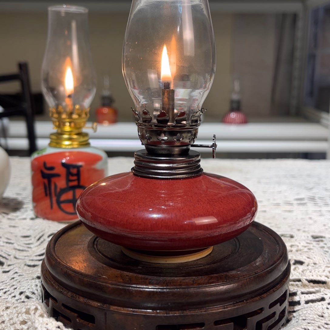 摆件景德镇陶瓷香薰灯