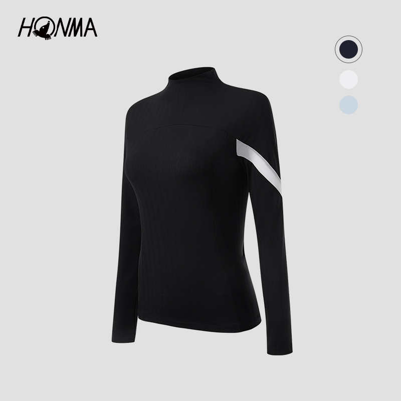 【专业高尔夫】HONMA女士打底衫修身爽滑舒适显瘦HWKQ704R601