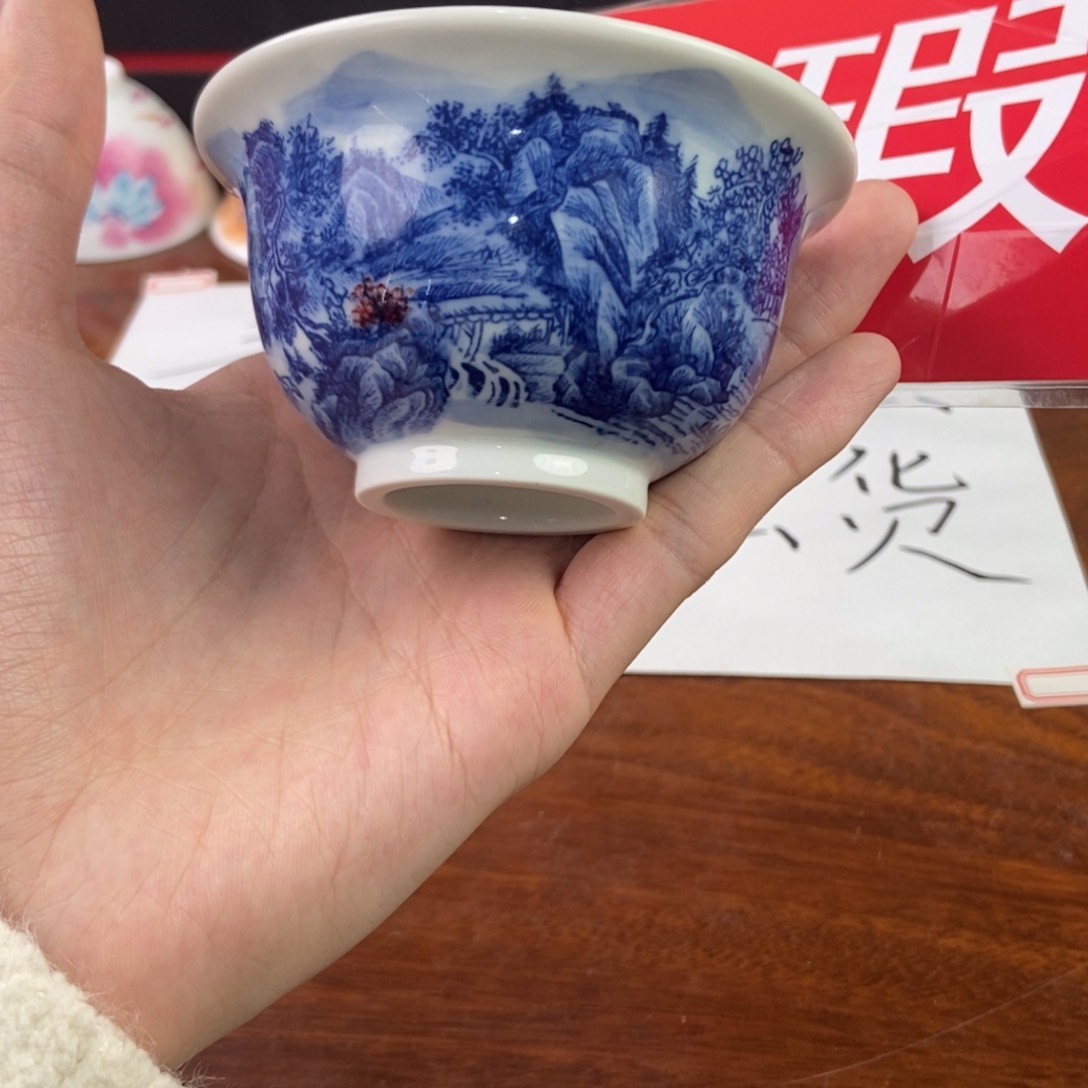 杯景德镇手绘陶瓷艺术