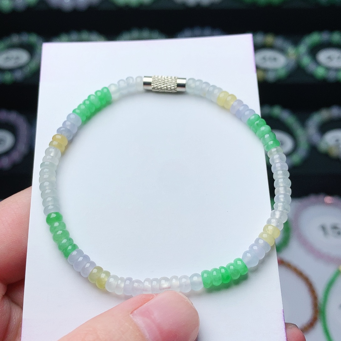 翡翠手链未镶嵌翡翠
