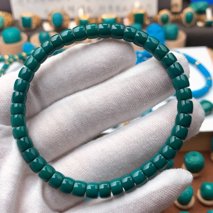 绿松石车挂未镶嵌