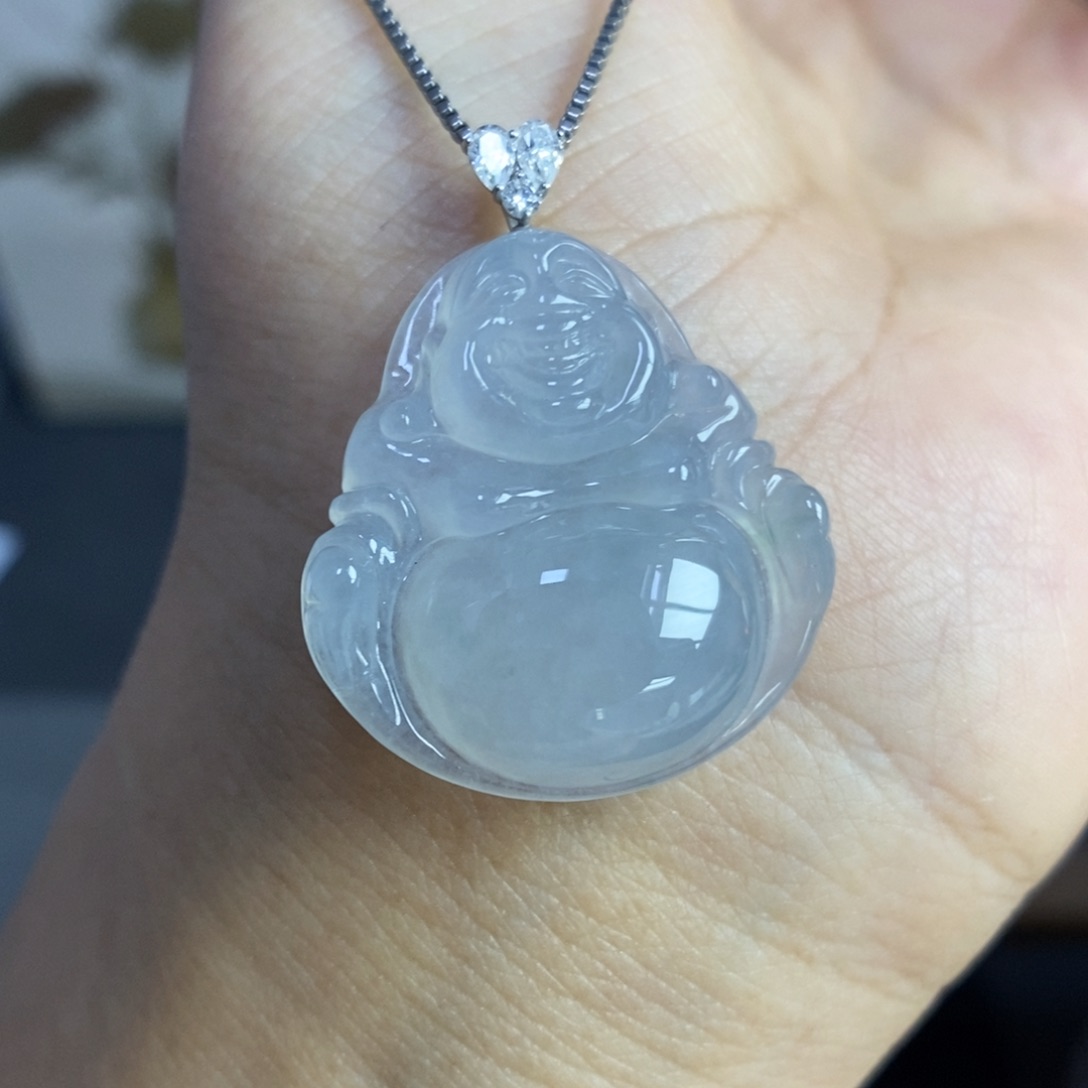 【闪购商品】颈饰18K金镶嵌翡翠27