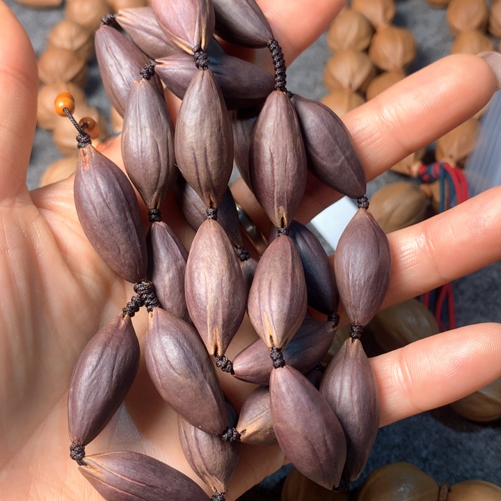 橄榄核手串/手链柒**逻广东紫核12