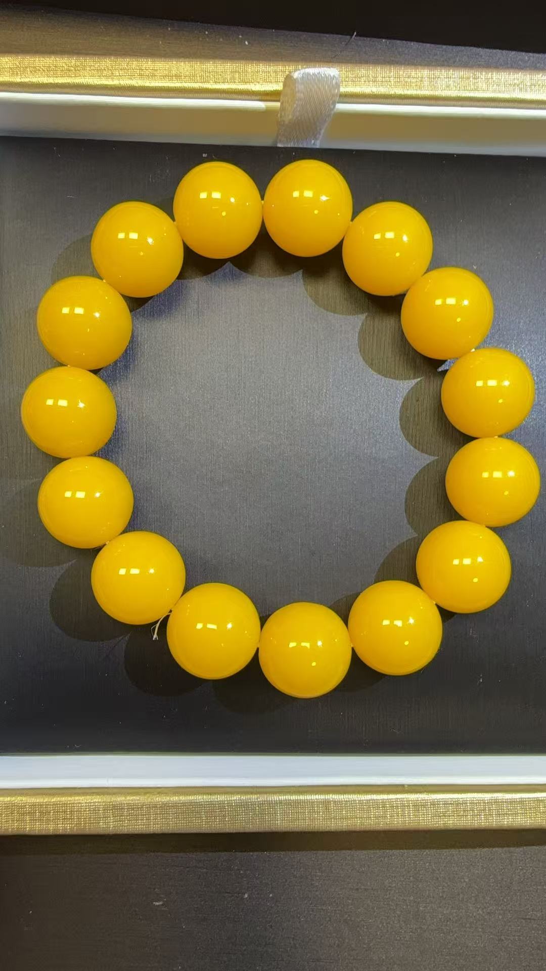 【王总推荐】手链 【王总推荐】  新蜜黄料14mm手串