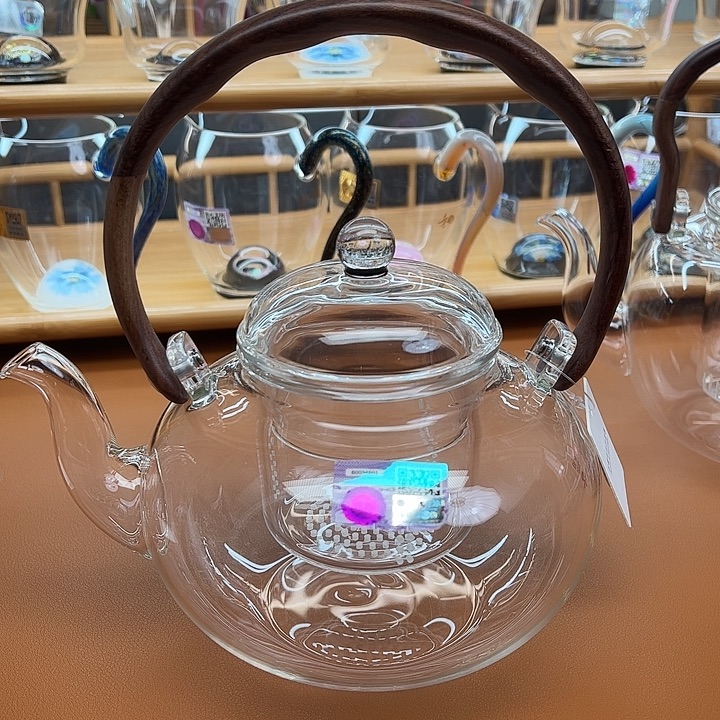 滦***)吸管款水晶玻璃云汐壶