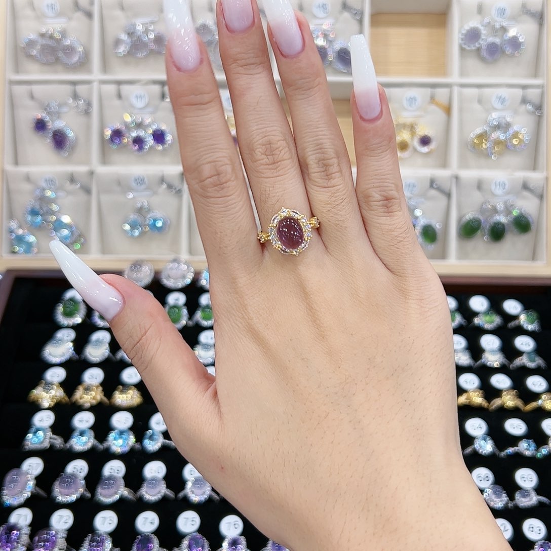 M***n银S925镶嵌水晶戒指