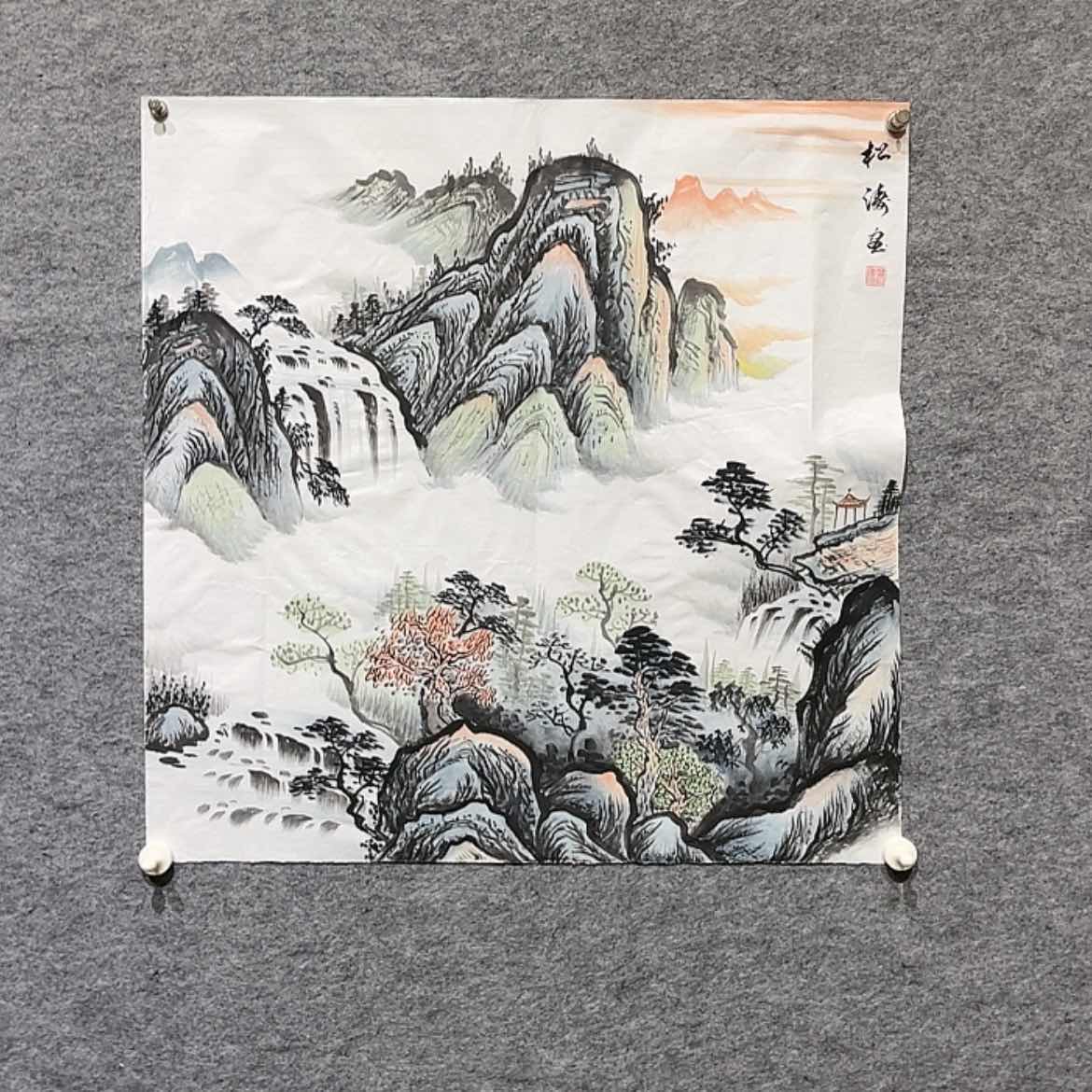 【闪购商品】国画精品手绘国画作品