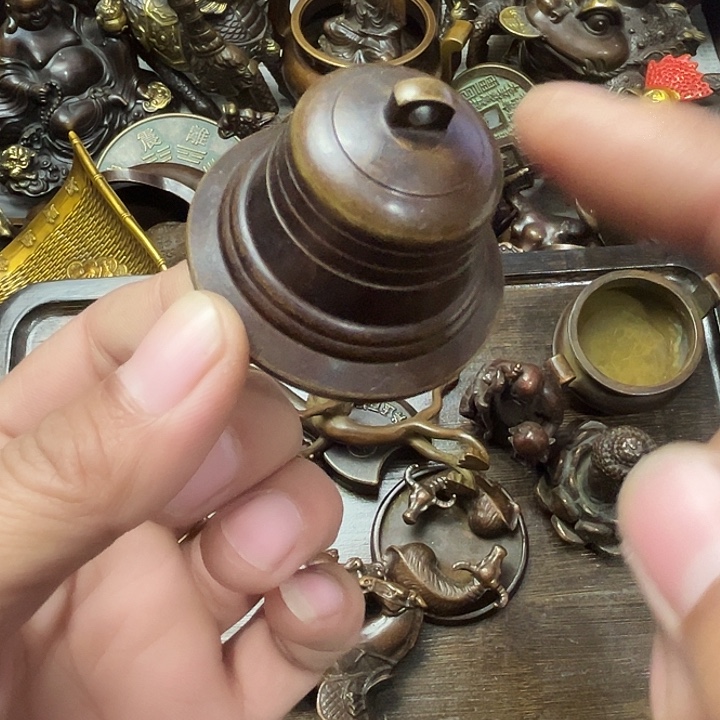 顺顺利利，铜器摆件