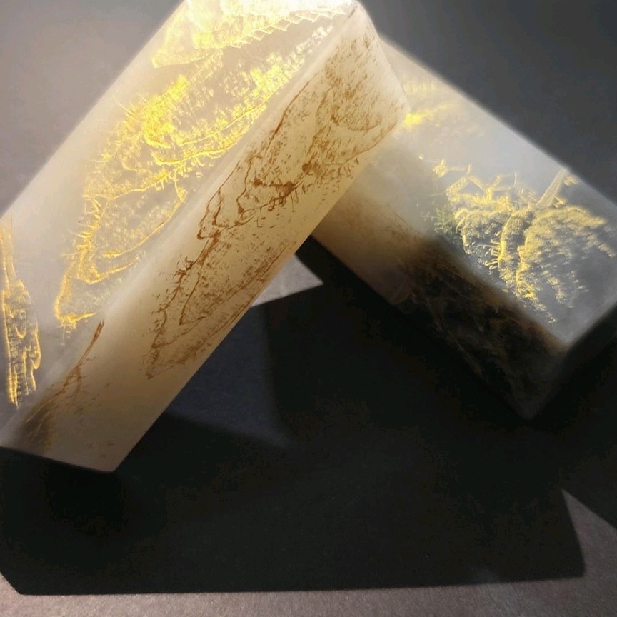 青海料烟紫描金印章送人自用都可以！多样性发货！慎拍！