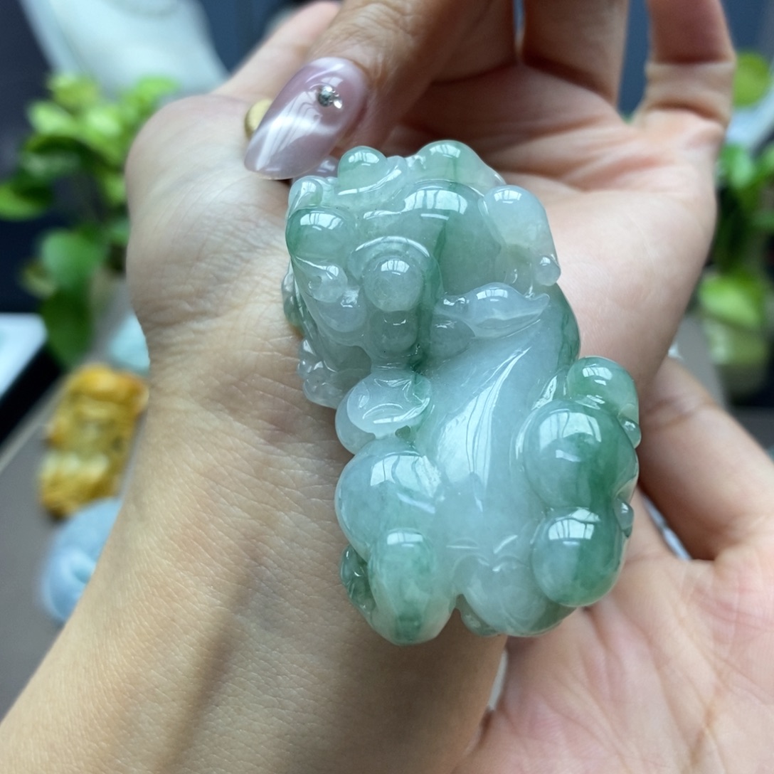翡翠颈饰未镶嵌吊坠14