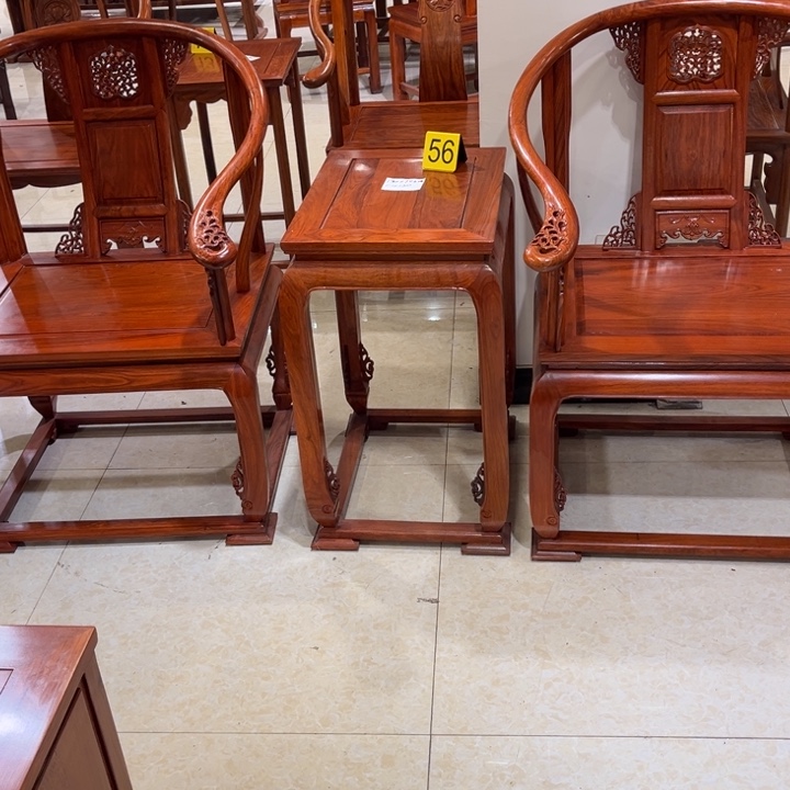 花梨木类书柜群**春56号三件套刺猬紫檀