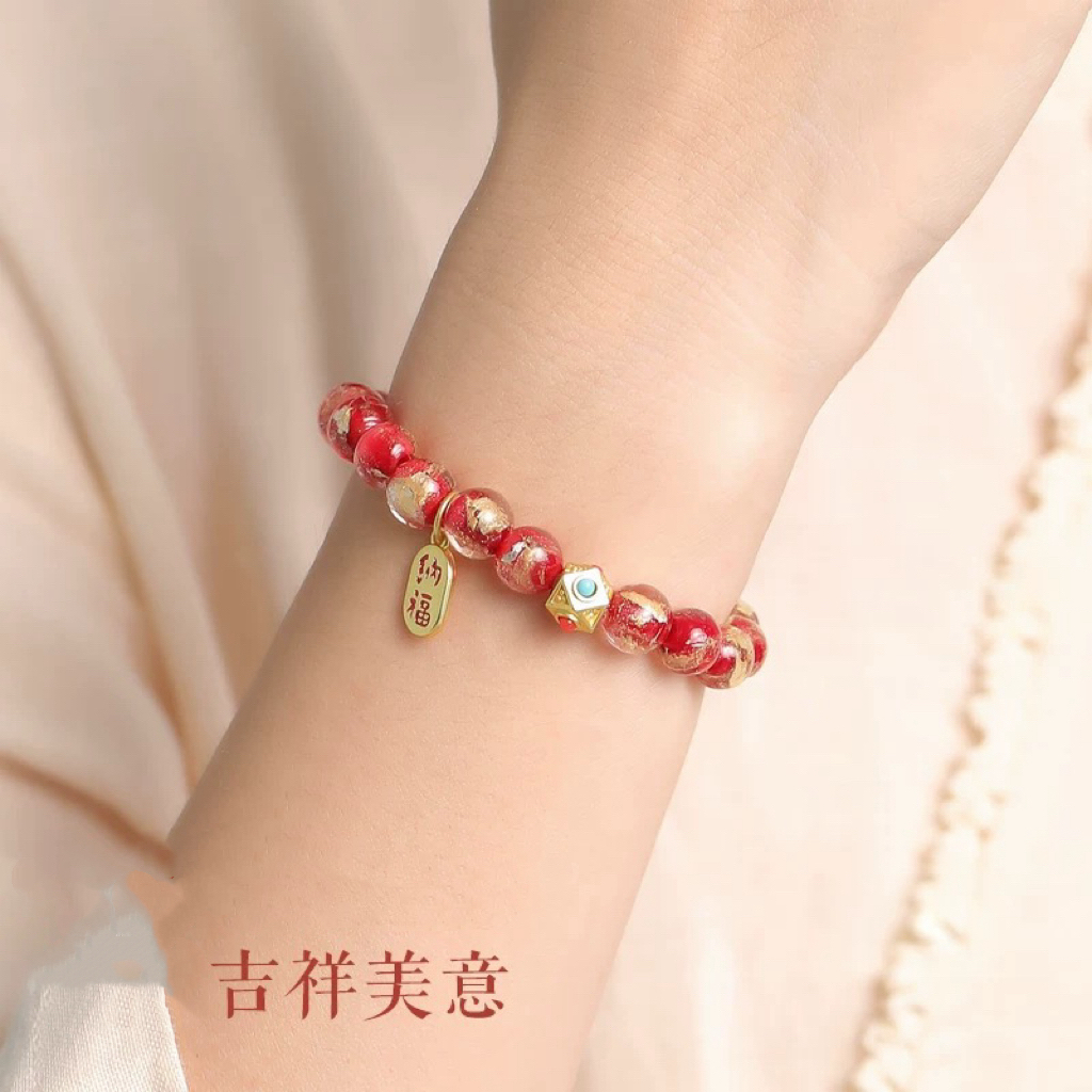 新款手串女款手串气质女生红色