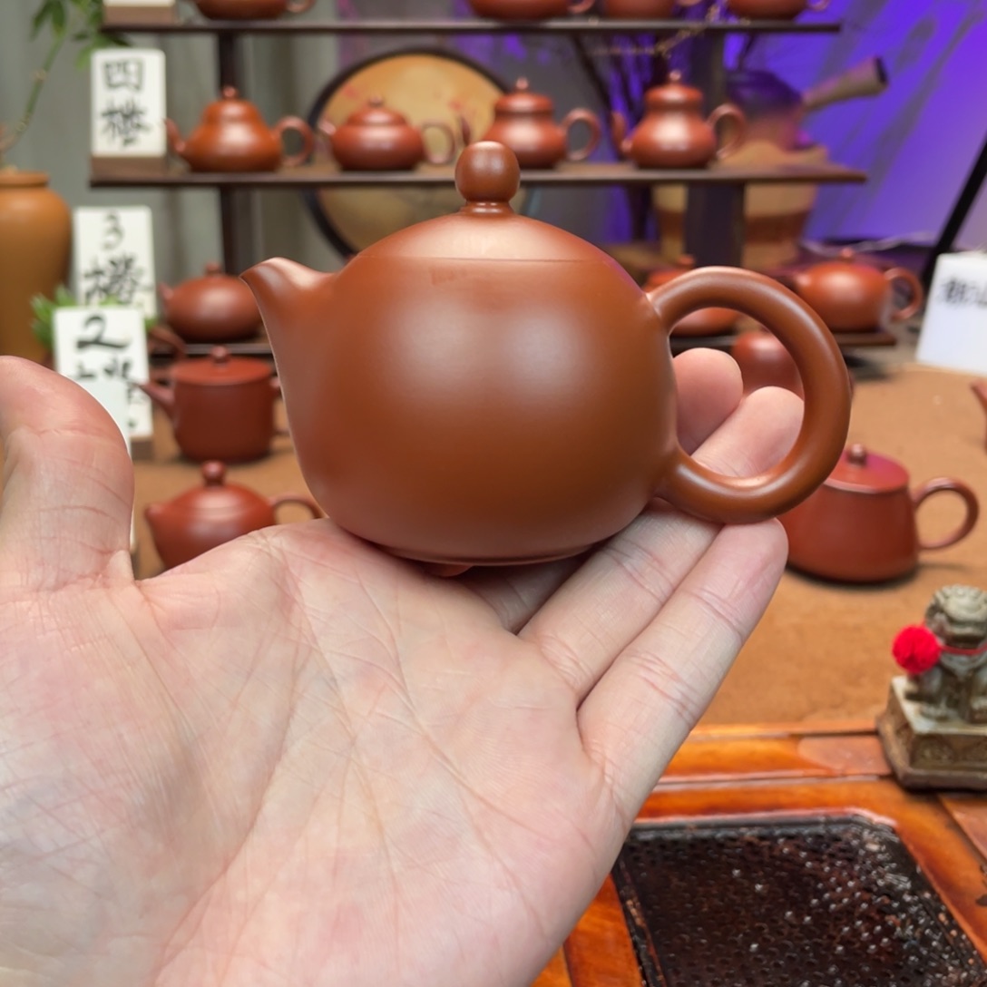 紫砂潮州手拉壶雅****理精工龙蛋