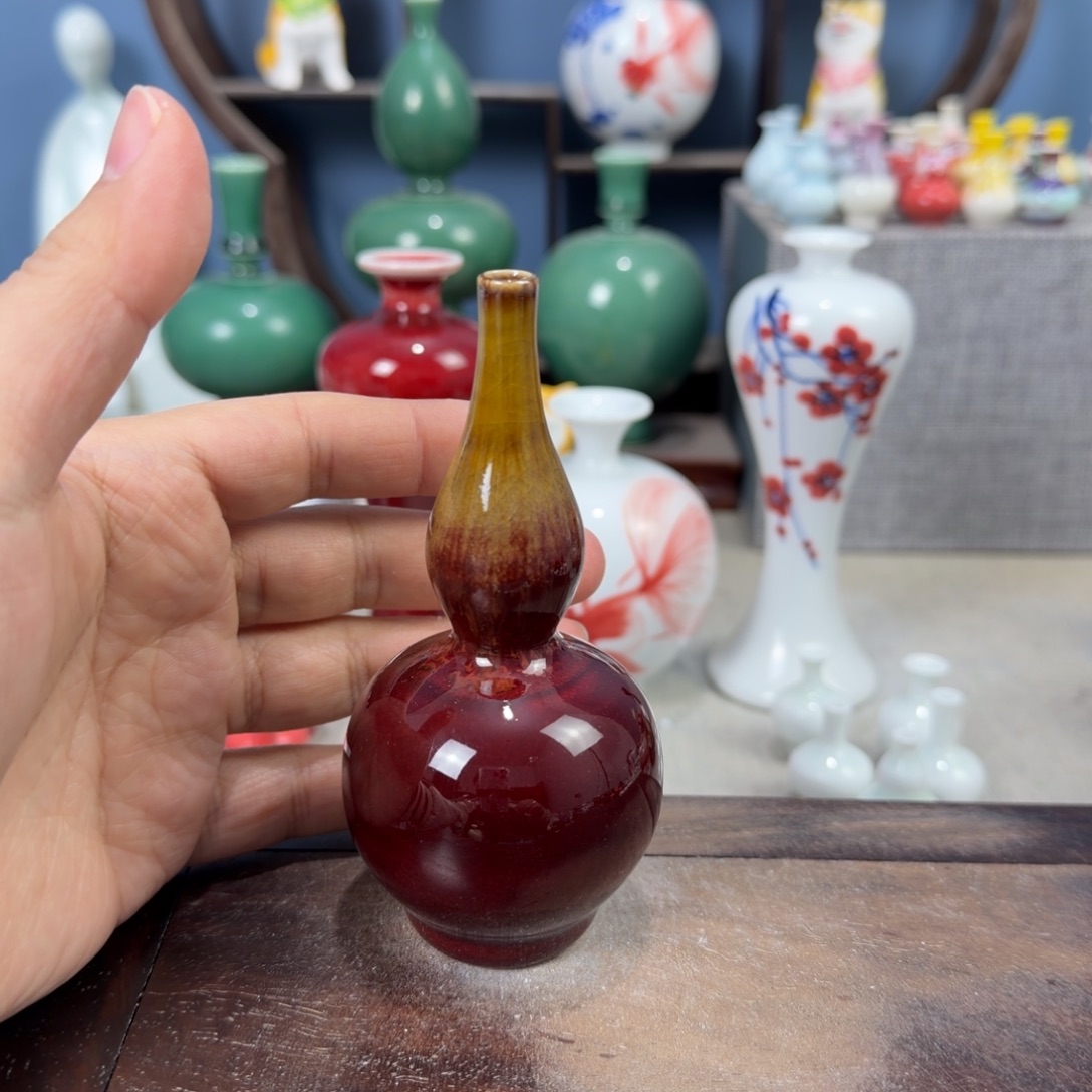 陶瓷手工小花器摆件