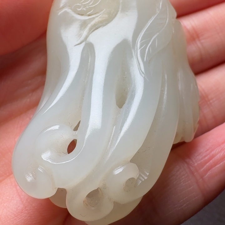 和田玉未镶嵌颈饰宗*